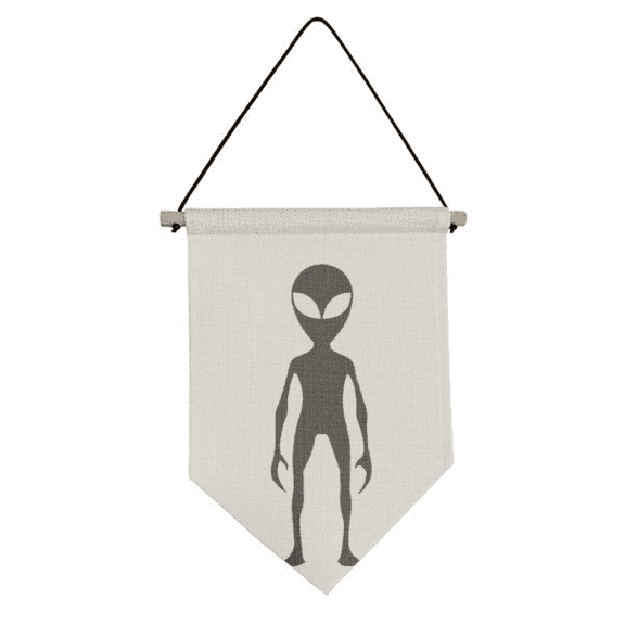 Universe And Alien Alien Art Deco Fashion Canvas Flag Hanging Wall Art Decor Banner