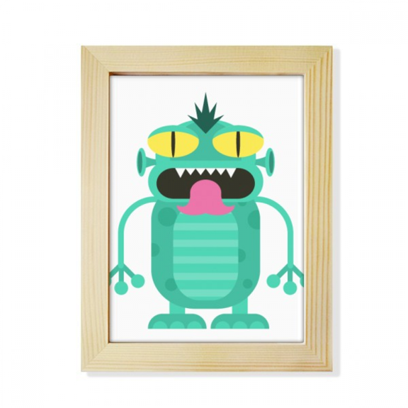 Universe And Alien Alien Creature Desktop Adorn Photo Frame Display Art Painting Wooden
