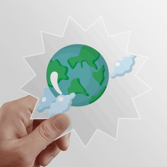 Universe And Alien Earth Sun Vinyl Sticker Luggage Graffiti Flower Decal