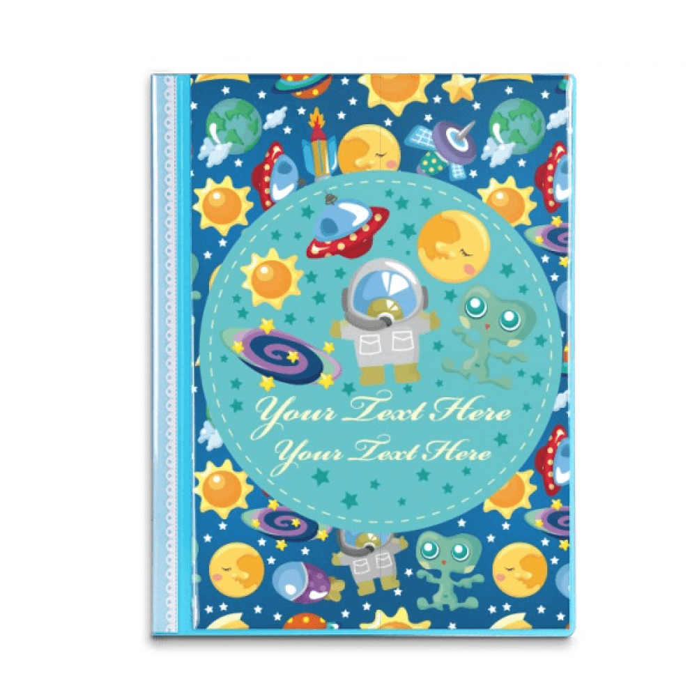 Universe And Alien In The Space Book Sheet Protectors Portfolio Binder ...