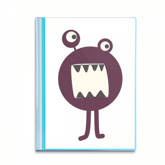 Universe And Alien Monster Book Sheet Protectors Portfolio Binder Folder