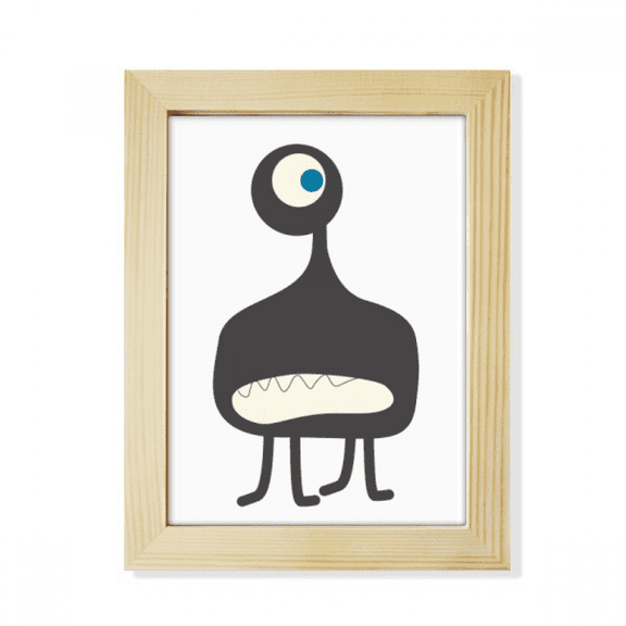 Universe And Alien Monster Desktop Adorn Photo Frame Display Art Painting Wooden