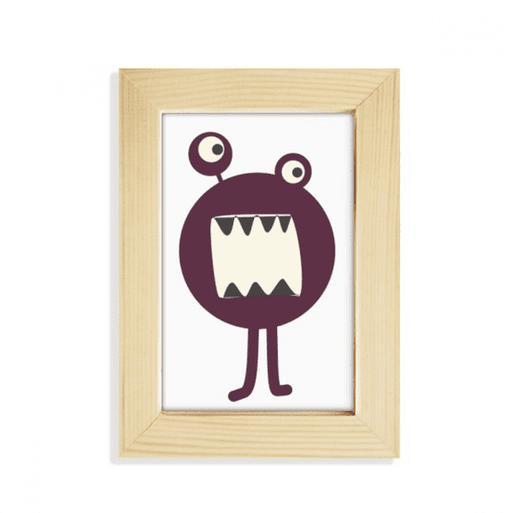 Universe And Alien Monster Desktop Display Photo Frame Picture Art Painting 5x7 inch