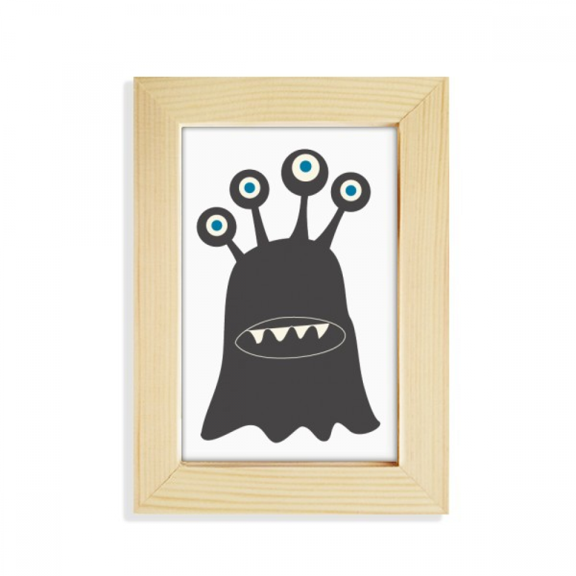 Universe And Alien Monster Desktop Display Photo Frame Picture Art Painting 5x7 inch