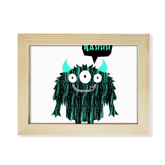 Universe And Alien Monster Desktop Photo Frame Picture Art Decoration Painting 6x8 inch
