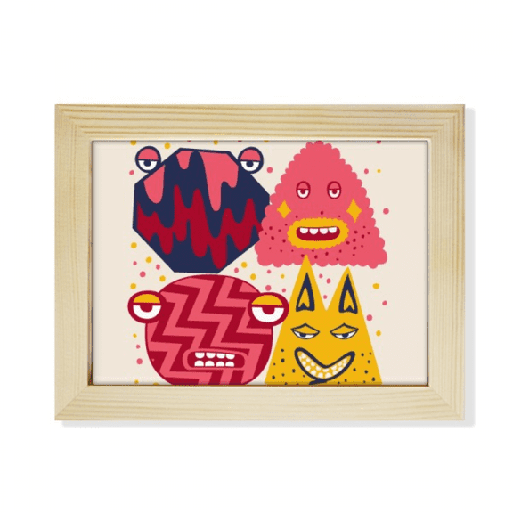Universe And Alien Monster Party Desktop Photo Frame Picture Art Decoration Painting 6x8 inch