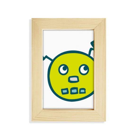 Universe And Alien Robot Desktop Display Photo Frame Picture Art Painting 5x7 inch