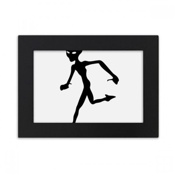 Universe And Alien Running Alien Desktop Photo Frame Ornaments Picture Art Painting