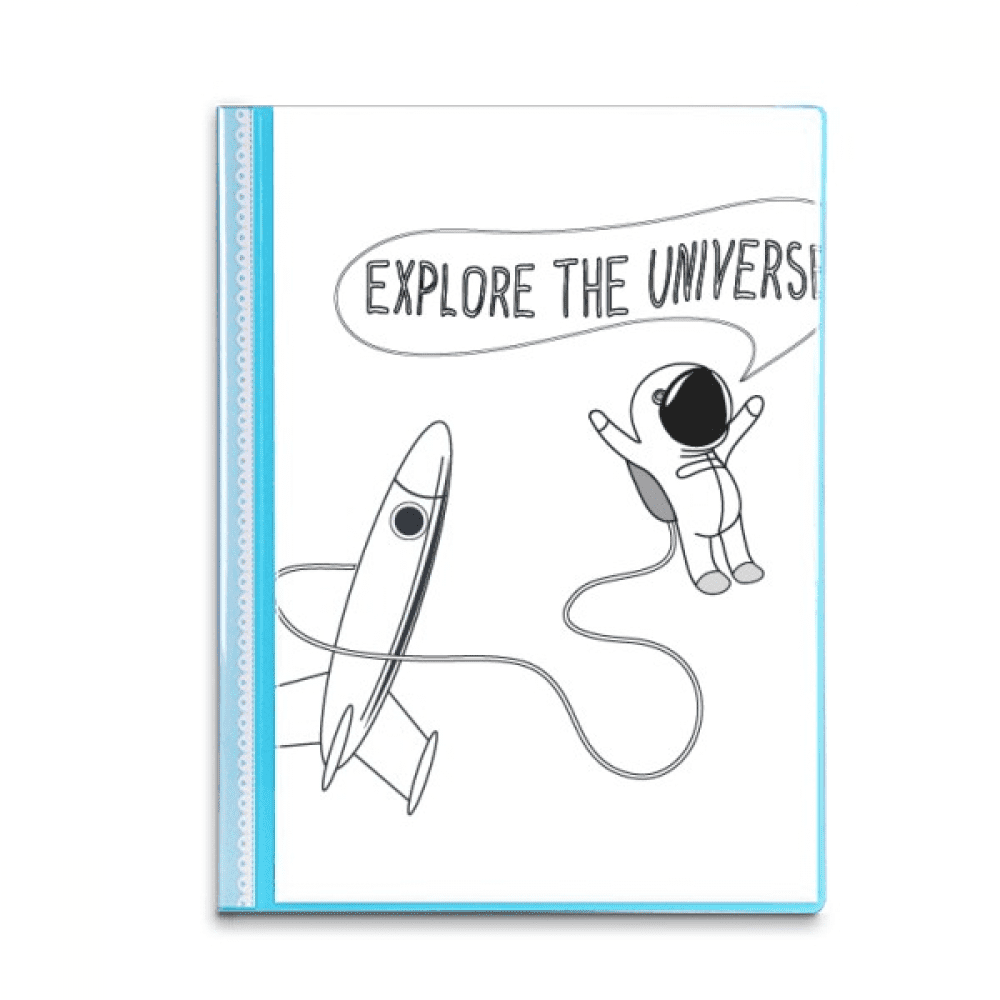 Universe And Alien Space Travel Book Sheet Protectors Portfolio Binder ...