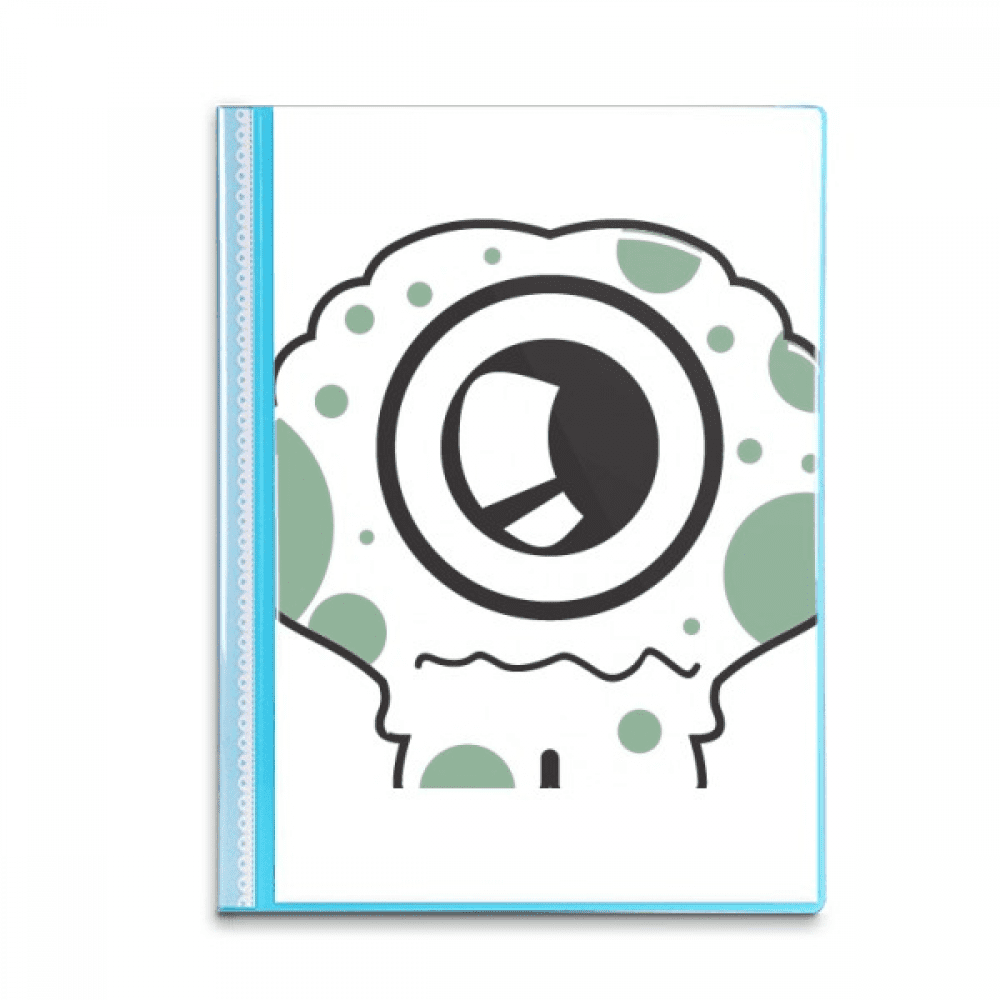 Universe And Alien Spotted Alien Book Sheet Protectors Portfolio Binder ...