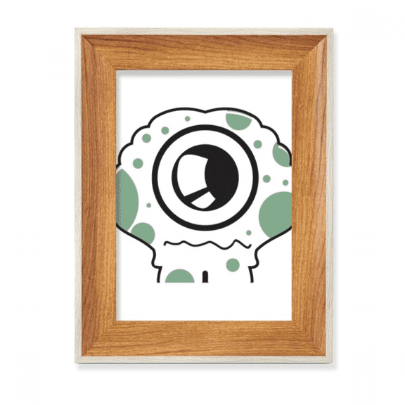 Universe And Alien Spotted Alien Desktop Wooden Photo Frame Display Picture Art Painting Multiple Sets