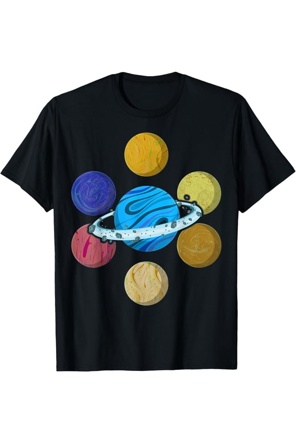 Universe Astronomy Planets Astronaut Outer Space Science T-Shirt
