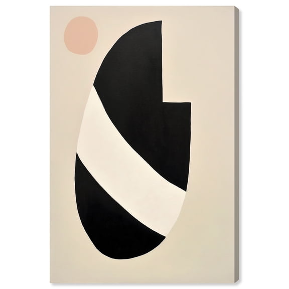 Universe Band Contemporary Abstract Shapes Trendy Canvas Wall Art by Art Remedy, Gallery Wrapped, 24"x36"