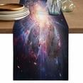 thumbnail image 1 of Universe Explosion Cotton Linen Table Runner for Dining Kitchen, Modern Abstract Galaxy Universe Wedding Outdoor Party Tablerunners Decoration, Dresser Scarf Coffee Tablecloth Runners 13x48 Inches, 1 of 9