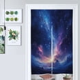 thumbnail image 1 of Universe Galaxy Door Curtain Nordic Living Room DoorCurtain Porch Partition Curtain Kitchen Rative Half Curtain, 1 of 4