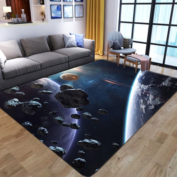Universe Galaxy Rugs Nebula Space Area Rug For Living Dinning Room Bedroom Kitchen Hallway Office Modern Home Non Slip Carpet Decorative 2' x 3'