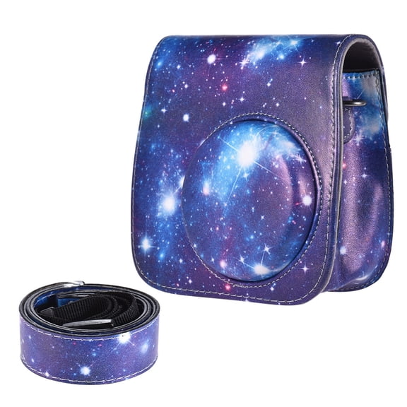 Universe Pattern Full Body Camera PU Leather Case Bag with Strap for FUJIFILM instax mini 9 / mini Universe Pattern