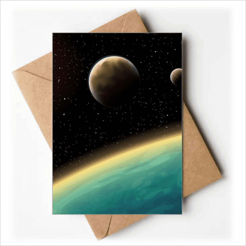 Universe Planet Galaxy Earth Blue Greeting Cards You are Invited ...