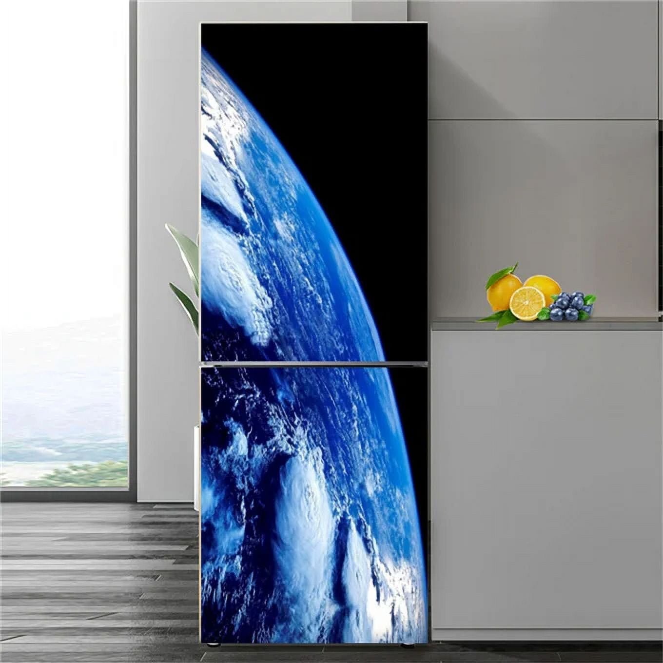 Universe Refrigerator Wrap Self Adhesive Galaxy Outer Space Fridge ...