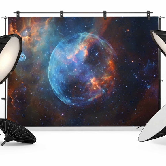 Universe Scenery Photography Backdrop 7x5FT, Abstract Planet Fantasy Mystic Cosmic Modern Photo Backdrops, Background for Photography Studio Photo Studio Background, Back Drop for Photoshoot