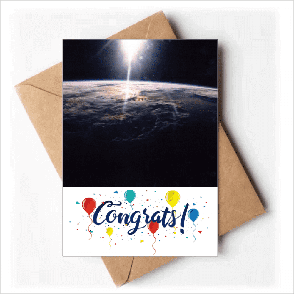 Universe Space Mystery Star Aerial Wedding Cards Congratulations