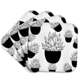 thumbnail image 1 of 3drose, Universe with Text of Your Potential Is Endless, Set of 4 Coasters - Soft, 1 of 7