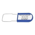 thumbnail image 1 of Universeal Padlock Seal 3-1/4" x 3/64", Acrylic, Blue, Pk50 UPAD-PC BLUE50, 1 of 1
