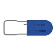 Universeal Padlock Seals,Blue,Plastic,PK50 UPAD-S BLUE50