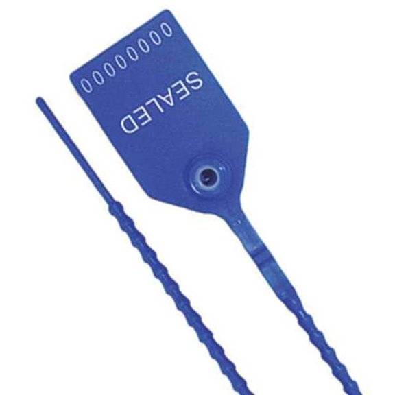 Universeal Pull-Tight Seals,Blue,Plastic,PK100 UPULL-HD 12 BLUE100