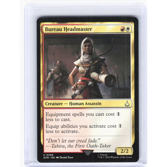 Universes Beyond: Assassin's Creed Bureau Headmaster Non-Foil Uncommon #296