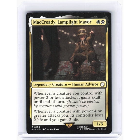 Universes Beyond: Fallout MacCready, Lamplight Mayor Non-Foil Rare #108