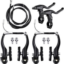 Universial Bike Brake Set Front Rear MTB Brake BMX Bike + Cables Lever Kit Callipers Levers Cables
