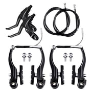 Universial Bike Brake Set Front Rear MTB Brake BMX Bike + Cables Lever Kit Callipers Levers Cables