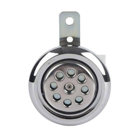 Universial Motorcycle Horn Waterproof 105dB Loud 12V 85mm W/Honeycomb Chrome Cover Motorcycle Horn Disc Horn Electric