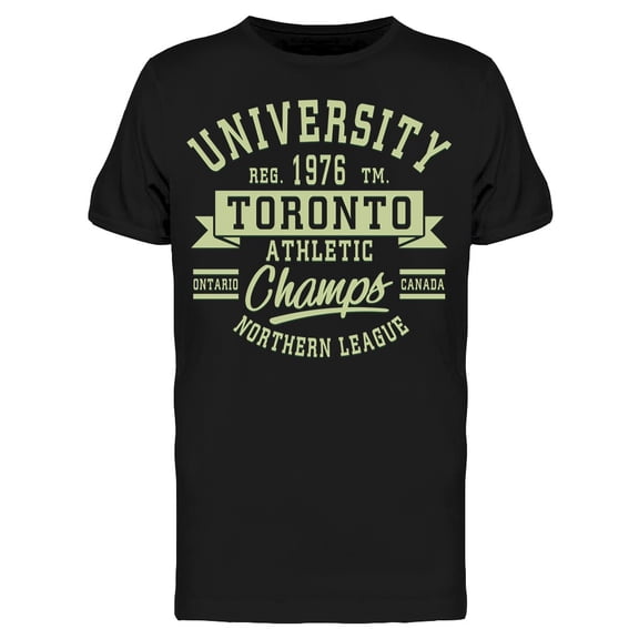 University 1976 Toronto T-Shirt Men -Image by Shutterstock, Male Large