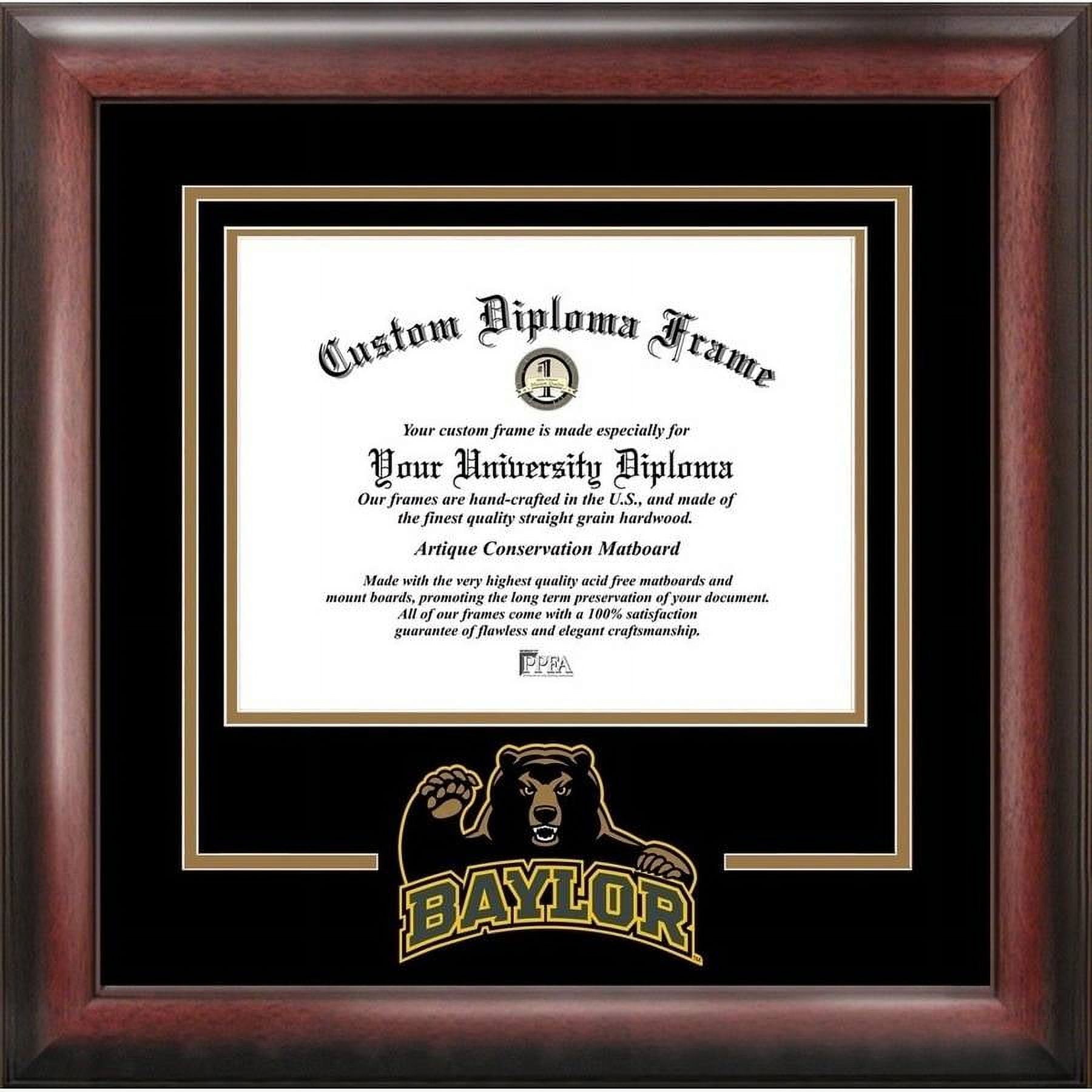 University Frames Baylor University Bears 14w x 11h Spirit Diploma Frame
