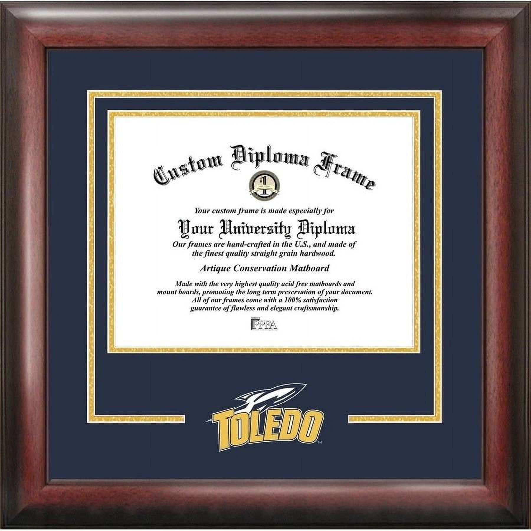 University Frames University of Toledo 10w x 8h Spirit Diploma Frame
