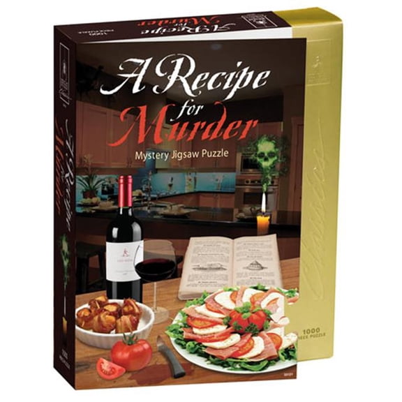 University Games Jigsaw - Recipe for Murder Board Games, 1000 piece
