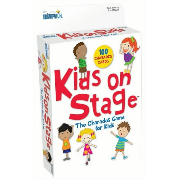 University Games Kids on Stage Charades Card Game, 3.7"