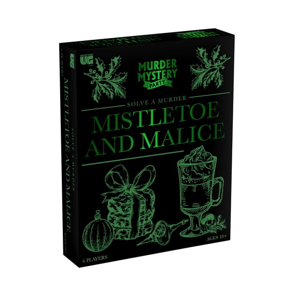 University Games Murder Mystery Party - Mistletoe and Malice
