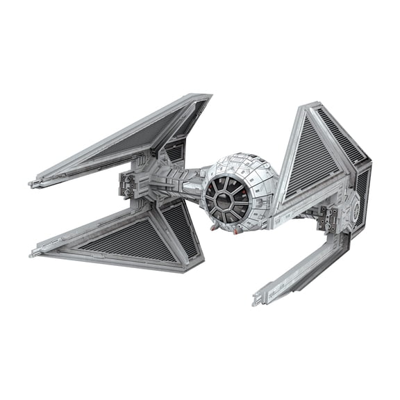 University Games Star Wars TIE Interceptor Model Kit, Grey,U08518