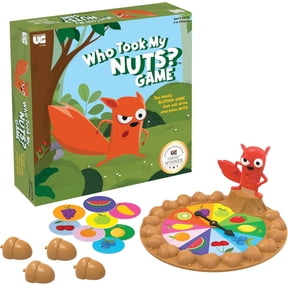 University Games, Who Took My Nuts? Family Bluffing Game, Ages 6+, Trade Fruit, Outsmart Friends & Collect Acorns, Fast, Fun Game for Family Nights & Gatherings