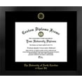 thumbnail image 1 of University of Nevada, Las Vegas 11w x 8.5h Manhattan Black Single Mat Gold Embossed Diploma Frame with Bonus Campus Images Lithograph (value savings at $59), 1 of 6