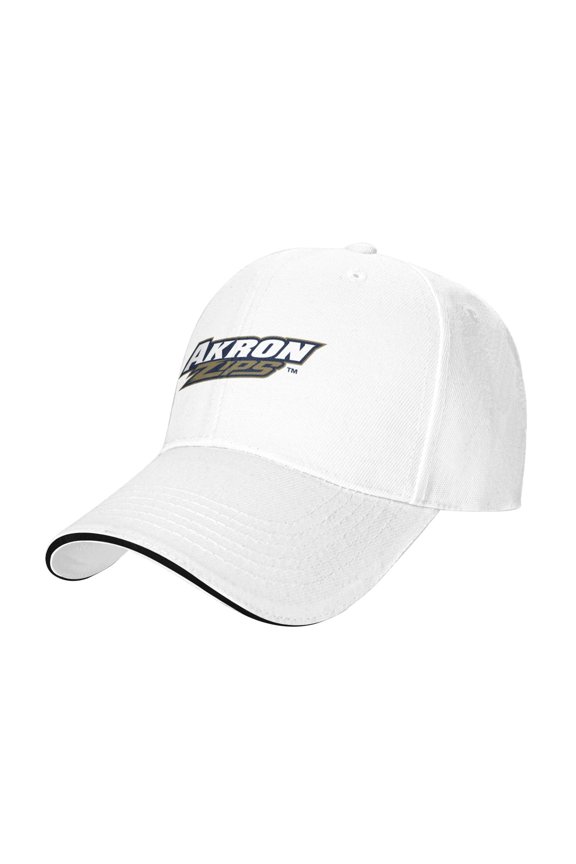 University Of Akron Casual Sandwich Baseball Cap Adjustable For Men For Women