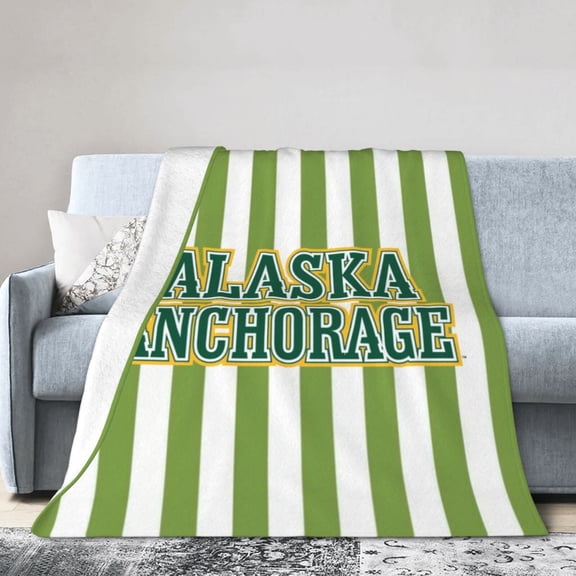 University Of Alaska Anchorage Ultra-Soft Micro Fleece Blanket Multi-Size Flannel Blanket