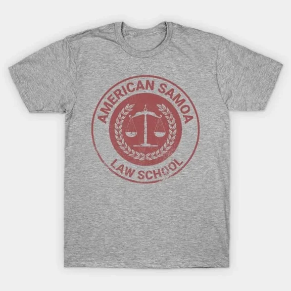 University Of American Samoa Law School Inspired Cotton Tee