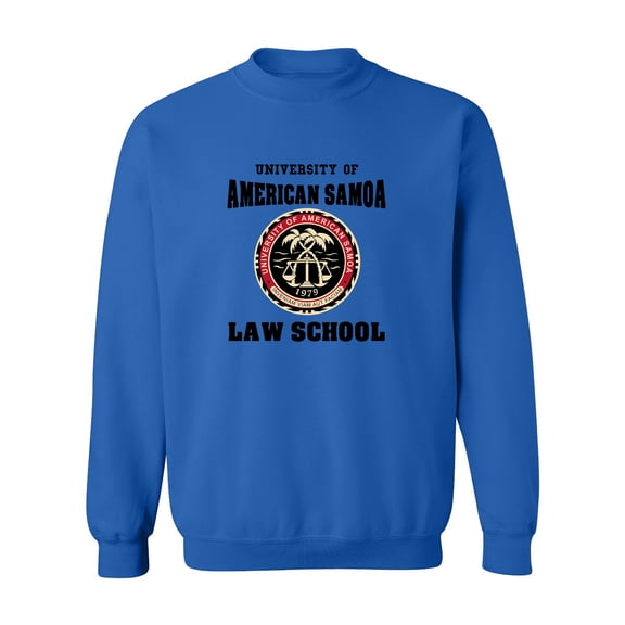 University Of American Samoa Law School TV Parody Funny DT Crewneck Sweatshirt