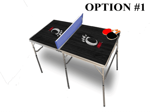 University Of Cincinnati Portable Table Tennis Ping Pong Folding Table w/Accessories
