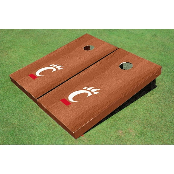 University Of Cincinnati Solid Rosewood Cornhole Boards