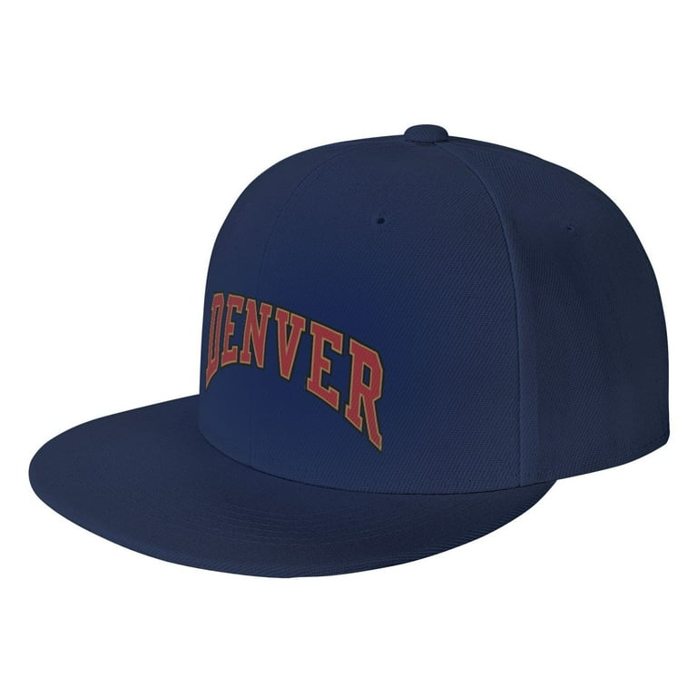 University Of Denver Hats For Men Flat Bill Fitted Caps Hiphop Rap Adjustable Baseball Trucker Dad Hat